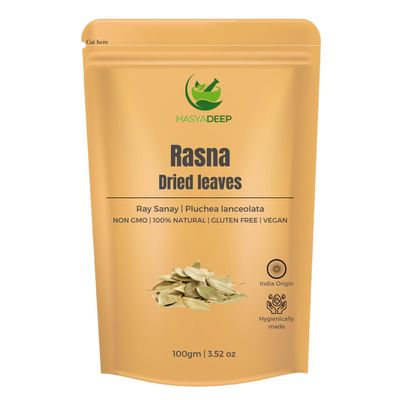 Hasyadeep Rasna Dried Leaves | Pluchea lanceolata | Traditional Ayurvedic Herb (900gm/31.75)