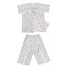 LumaGrove Bedridden Patient Clothing, Short Sleeve Patient Pajamas Tear Away Post-Op Clothes for Fracture/Surgery Patients(G,L) view 1
