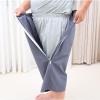 LumaGrove Bedridden Patient Clothing, Short Sleeve Patient Pajamas Tear Away Post-Op Clothes for Fracture/Surgery Patients(G,L) view 4