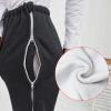 LumaGrove Bedridden Patient Clothing Womens Paralysis Clothing, Zipper Patient Pants Patient Care Clothes, Tear Away Trousers(Blue,XL) view 2