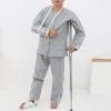 LumaGrove Men's Post Shoulder Surgery Shirts, Tear Away Pants, Bedridden Patient Clothing, Long Sleeved Patient Pajamas(Pants,XL) view 4