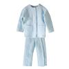 LumaGrove Childrens Bedridden Patient Clothing Post-Op Tear Away Clothes Hospital Gowns Nursing Aid(Blue,XL) view 1