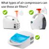 100Pcs Nebulizer Filters Replacement Air Filter Sponge for Compressor System Accessories,Sponge Filter Replacement,Nebulizer Accessories view 3