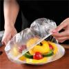 Fresh Keeping Bags 300pcs Food Wrap Storage Covers Bags For Bowl Elastic Plate Silicone Lid Cover Kitchen Fruit Plastic Fresh-Keeping Seal(Transparent,35mm) view 3