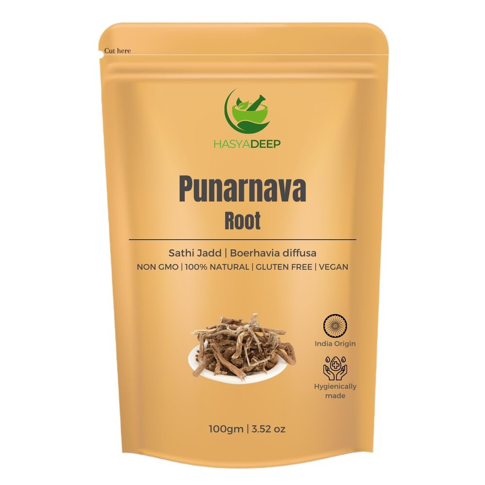 Hasyadeep Punarnava Roots | Boerhavia diffusa | Traditional Ayurvedic Herb (450gm/15.87oz)