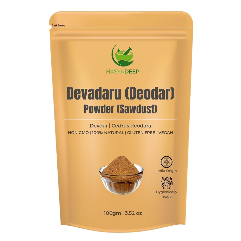 Hasyadeep Devadaru Powder | Deodar | Cedrus deodara | Traditional Ayurvedic Herb (450gm/15.87oz)