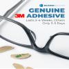 Eyeglass Nose Pads 12 Pairs Clear Silicone Anti-Slip Stick-On Pads for Glasses, Sunglasses Adhesive BLOOM & BLOOM view 2