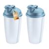 Westmark 2 Mixing and Shaking Cups with Measuring Scale - Practical Shaker with Removable Mixing Disc and Lockable Spout, 0.5 L, Plastic, BPA-Free, 243522EB view 1