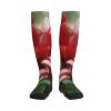 Christmas Flowers Compression Socks 15-20mmHg Graduated Compression, Ideal for Nurses, Doctors, Office Workers, and Athletes view 2