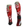 Christmas Flowers Compression Socks 15-20mmHg Graduated Compression, Ideal for Nurses, Doctors, Office Workers, and Athletes view 3