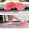 5Pairs Chenille Shoe Covers for Mopping - Lazy Cleaning Floor Slipper Covers, Reusable Floor Cleaning Shoe Pads (Sky Blue) view 2