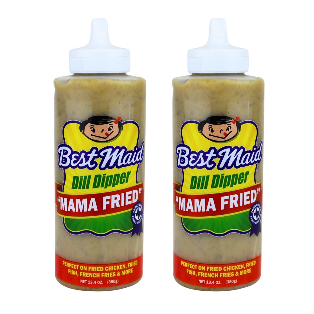 Best Maid Pickle Sauce Mamma Fried, Dash ODill BBQ, Spicy Pickle Ketchup & Papa Grilled Tangy, Bold & Dill Flavors for Burgers, Fries & BBQ (2 Pack, Mama Fried)