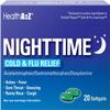 HealthA2Z Nighttime | Cold & Flu Medicine | Powerful Multi-Symptom Nighttime Relief | 20 Softgel (Pack of 24) | Value Pack view 2