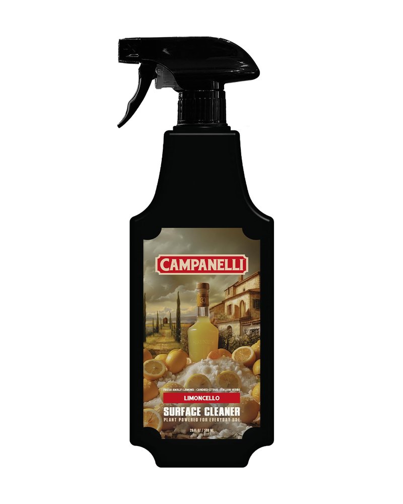 CAMPANELLI All Purpose Multi-Surface Cleaner Spray, Limoncello Scent, 20 Oz