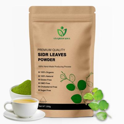 Sidr Leaves Powder Pure Dried Sidr Leaf Herbal Powder Natural Ingredient for Tea, Smoothies & Recipes