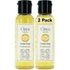 Claya Frankincense Liquid Castile Soap Organic Ingredients, Biodegradable, Gentle for Sensitive Skin, Versatile Use and Travel Size (2 Pack of 2 fl oz) view 1