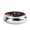 Pumpkin Flowers3 Compartment Pillbox, *A Portable Medicine Box That Holds Vitamins, Medications, Fish Oil and Supplements. view 3