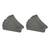 12 Pack Microfiber Mop Pads - Wet Dry Cleaning Refill Pads Applicable to Most Flat Mops, 16.5" x 15" Large Size (Gray) view 1