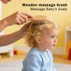 BlueForest Era Baby Hair Brush Set for Newborns, Wooden Baby Brush & Comb - Toddler Cradle Cap Brush, Ultra Soft Goat Hair Bristles, Baby Grooming Kit for Baby Showers & Registries Gift Set view 4