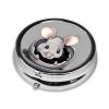 Grey Rat3 Compartment Pillbox, *A Portable Medicine Box That Holds Vitamins, Medications, Fish Oil and Supplements. view 2