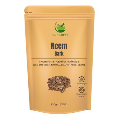 Hasyadeep Neem Bark | Azadirachta Indica (450gm/15.87oz)