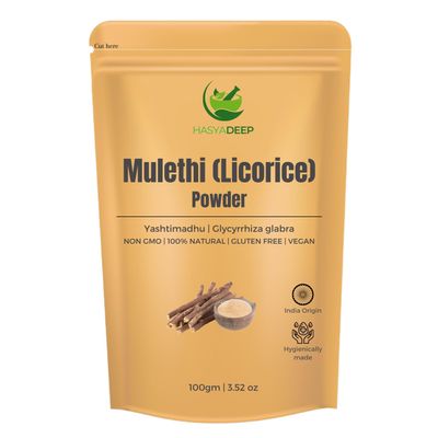 Hasyadeep Mulethi Powder | Glycyrrhiza glabra | Lawsonia inermis