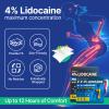 18 pcs Lidocaine Pain Relief Patches 4% - Long-Lasting Hydrogel Pain Patch with Lavender Scent | Flexible & Discreet for Back, Neck, Arthritis, Muscle & Joint Discomfort | (3 Packs) view 2