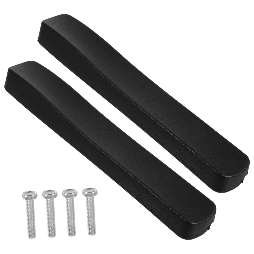 Mikinona Wheelchair Arm Pads PU Foam Soft Cushioned Armrest Covers Fit for Manual Wheelchair Replacement Comfortable Elbow Pillow Cushion with Clean Surface