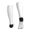 Natural white color Compression Socks 15-20mmHg Graduated Compression, Ideal for Nurses, Doctors, Office Workers, and Athletes view 3