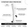 Natural white color Compression Socks 15-20mmHg Graduated Compression, Ideal for Nurses, Doctors, Office Workers, and Athletes view 4
