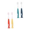 CONGARTENO 4pcs Toothbrush Soft Bristles Small Head Oral Care Tool for Ages Comfortable Flexible Teeth Cleaning with Cute Design view 1
