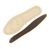 HOLIDYOYO 2 Pairs Breathable Cowhide Leather Insoles Shock Absorbing Sports Shoe Pads with Latex for Foot Comfort and Pressure Relief in Athletic Footwear view 1