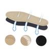HOLIDYOYO 2 Pairs Breathable Cowhide Leather Insoles Shock Absorbing Sports Shoe Pads with Latex for Foot Comfort and Pressure Relief in Athletic Footwear view 2