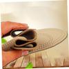 HOLIDYOYO 2 Pairs Breathable Cowhide Leather Insoles Shock Absorbing Sports Shoe Pads with Latex for Foot Comfort and Pressure Relief in Athletic Footwear view 3