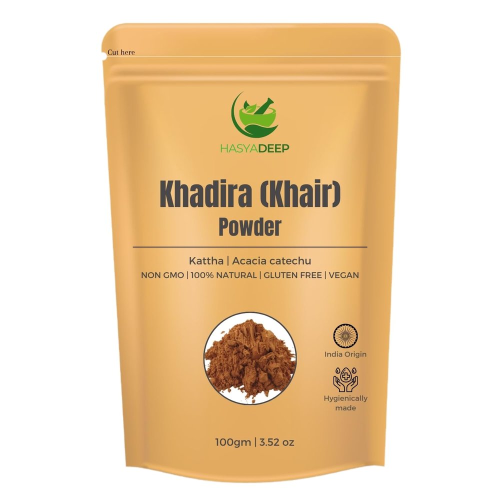 Hasyadeep Khadira | Khair | Acacia Catechu | Traditional Ayurvedic Herb (450gm/15.87oz)