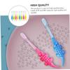 CONGARTENO 8Pcs Toothbrush Soft Bristles Cartoon Animal Design Training Oral Care Safe PP Material for Comfortable Deep Cleaning Random Color view 4
