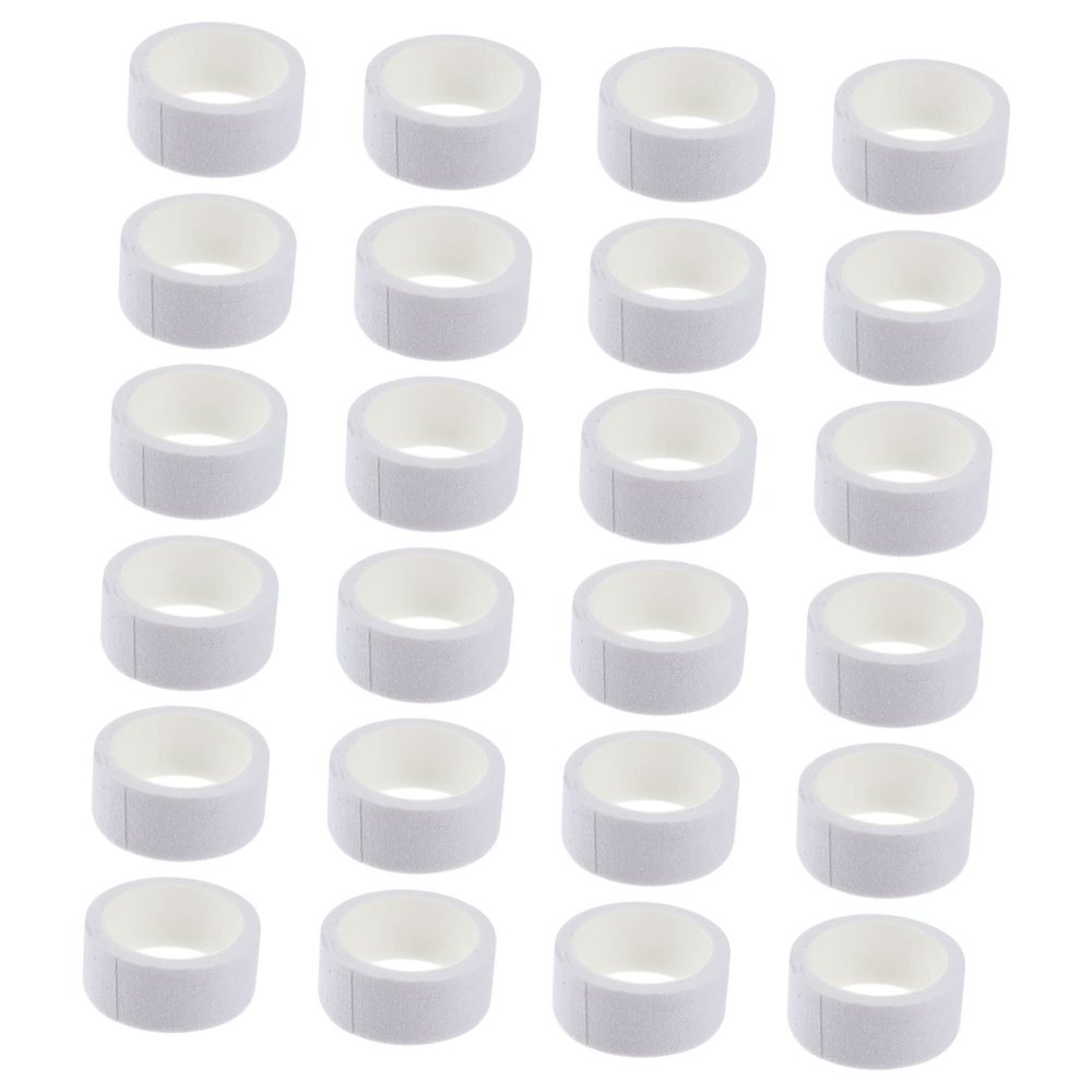 24 Pcs Adhesive Aid Tape Cotton Cloth Self-Adhesive Bandage Wrap for First Aid Wound Care Hypoallergenic Suitable for Surgery After-Care and Injury Protection