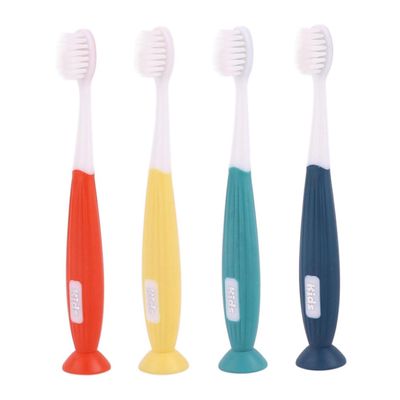 BCOATH 4pcs Toothbrush for Ages Soft Bristles Manual Oral Care Tool with Ergonomic Non-Slip Handle Safe Healthy Materials Adorable Cartoon Design for Mild Teeth Cleaning