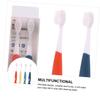 BCOATH 4pcs Toothbrush for Ages Soft Bristles Manual Oral Care Tool with Ergonomic Non-Slip Handle Safe Healthy Materials Adorable Cartoon Design for Mild Teeth Cleaning view 3