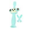 CONGARTENO Silicone Toothbrush with Soft Bristles and Tapered Handle for Boy Girl Years Gentle Teething and Training Brush Safe Chewing Material for Delicate Gums and Early Oral Care view 1