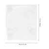 CONGARTENO Large Flat Magnifying Sheet Magnifier Card for Reading Pages Easy-Clean Portable Lens for Seniors Elderly Readers and Book Lovers Magnifying Card view 2