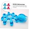 BCOATH 4Pcs Professional Head Scratcher Portable Scalp Massager for Stress Relief and Itch Soothing Plastic Octopus Design for Relaxation and Hair Shine Gift for Family and Friends view 3