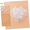 CONGARTENO Iridescent Pet Shredded Paper Filler Lightweight Box Stuffing for Packaging Decorative Basket Filler for DIY Crafts Wedding Birthday and Holiday Celebration view 2
