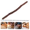 CONGARTENO Bead Intensive Carbonized Beech Wood Massage Stick for Body Scraping and Muscle Relief Smooth Surface Wood Rod for Safe Comfortable Body Massager view 3