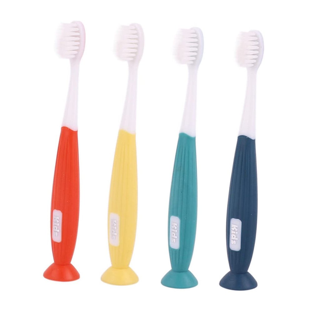 CONGARTENO 4pcs Toothbrushes Soft Bristles Safe Manual Teeth Cleaning Brushes for Ages Comfortable Oral Care with Adorable Design
