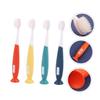 CONGARTENO 4pcs Toothbrushes Soft Bristles Safe Manual Teeth Cleaning Brushes for Ages Comfortable Oral Care with Adorable Design view 4