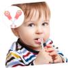 COLLBATH 2pcs Soft Bristle Toothbrushes for Ages Cute Rosy Animal Design Gentle Round Head Manual Tooth Brush for Comfortable Non-Break Handle view 4