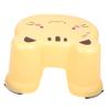 CONGARTENO Thickened Non-Slip Cartoon Plastic Shower Stool Multipurpose Small Footstool for Adults Toilet Stepping Stool for Bathroom Yellow Step Chair for Home and Kindergarten view 1