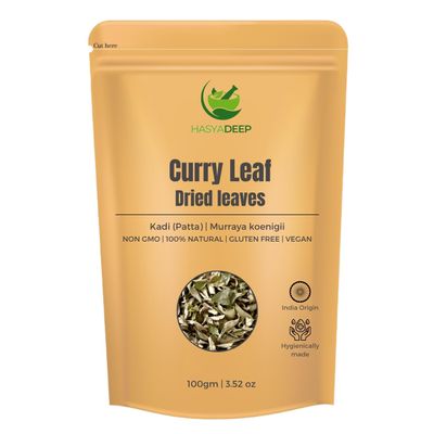Hasyadeep Curry Leaves | Murraya koenigii | Traditional Ayurvedic Herb (100gm/3.52oz)