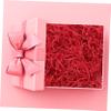 COLLBATH Red Crinkle Cut Raffia Paper Shred Filler Lightweight Packing Filler for Boxes Basket Stuffing Decoration for Birthdays Weddings Valentine's Day and Festivals view 4
